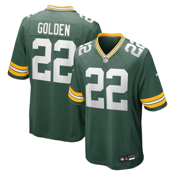 Mens Youths Kids Womens Matthew Golden Green Stitched Jersey